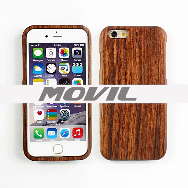 Np-2384 Funda de auténtica madera de bambú para iPhone 6-4